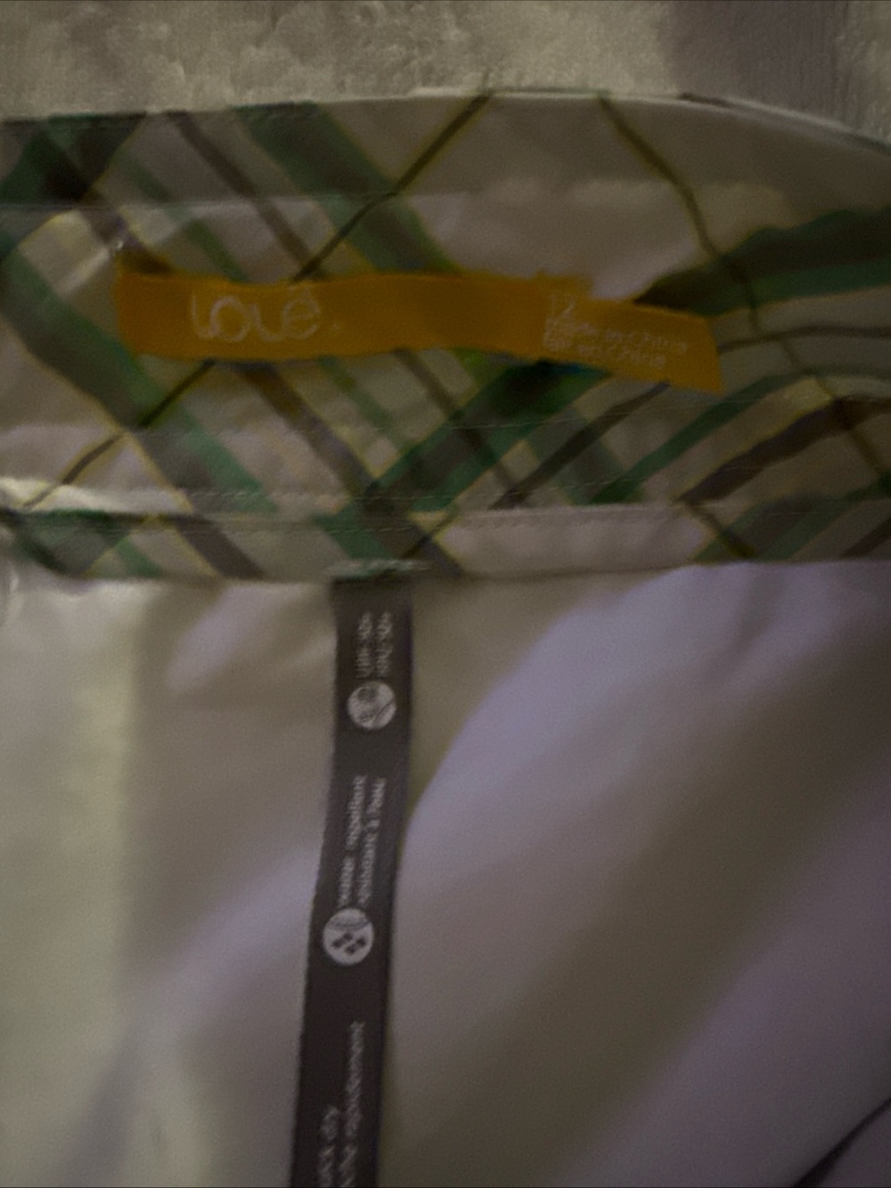 Lole Green and White Plaid Skirt - Picture 3 of 7